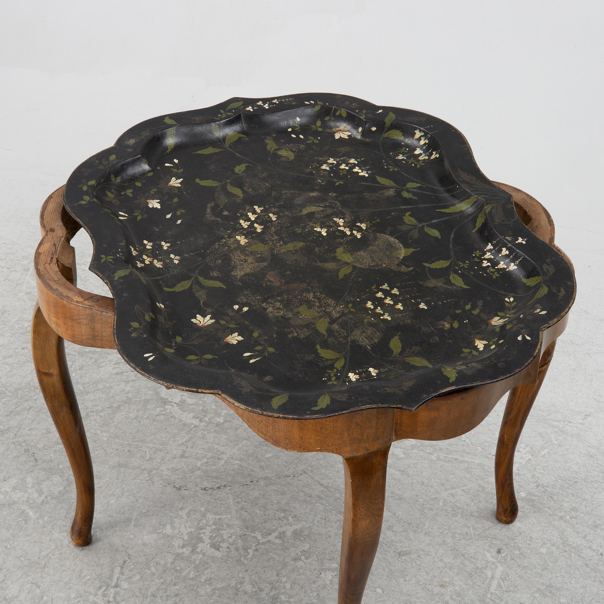 Brickbord, rokokostil, 1800-tal.