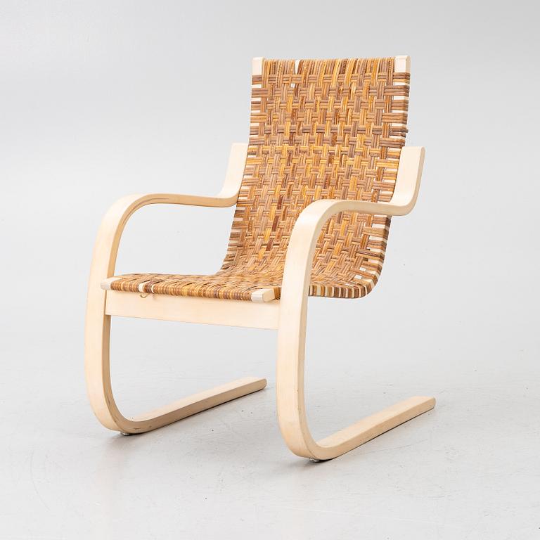 Alvar Aalto, A model 406 armchair, Artek,  second half of the 20th century.
