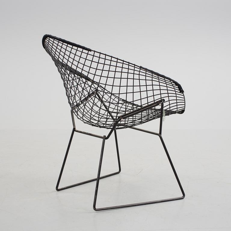 HARRY BERTOIA, fåtölj, "Diamond Chair", 1900-talets tredje kvartal.