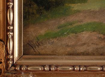 JAMES PEEL, olja på duk. Sign.