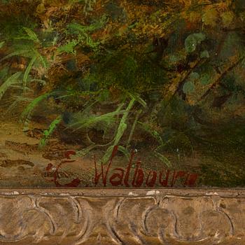 ERNEST WALBOURN, oil on canvas, signed.