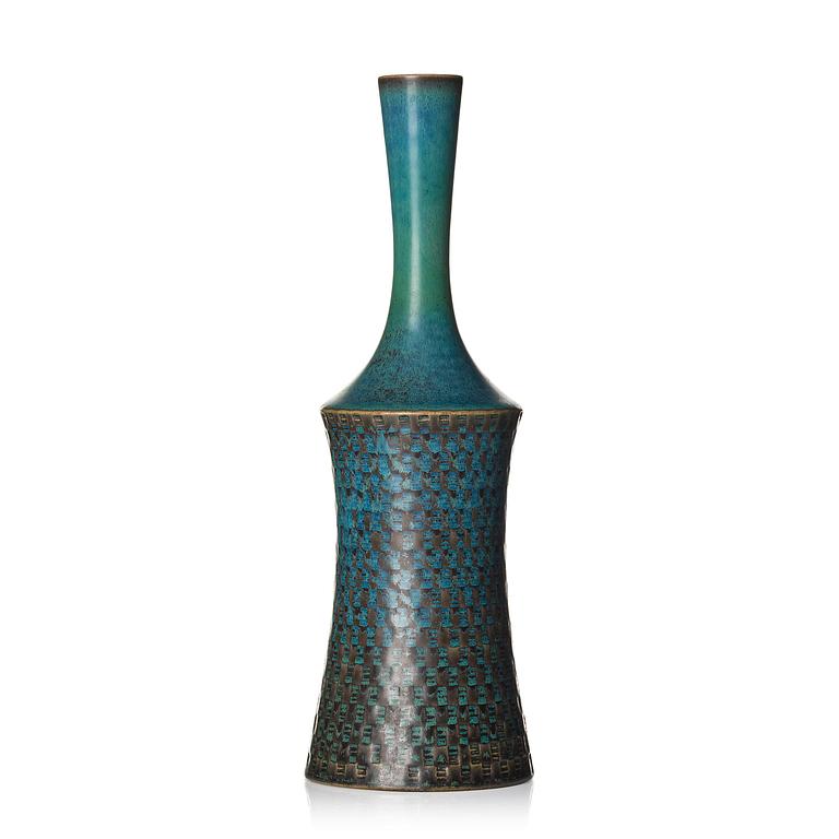 Stig Lindberg, a stoneware vase, Gustavsberg Studio, 1963.