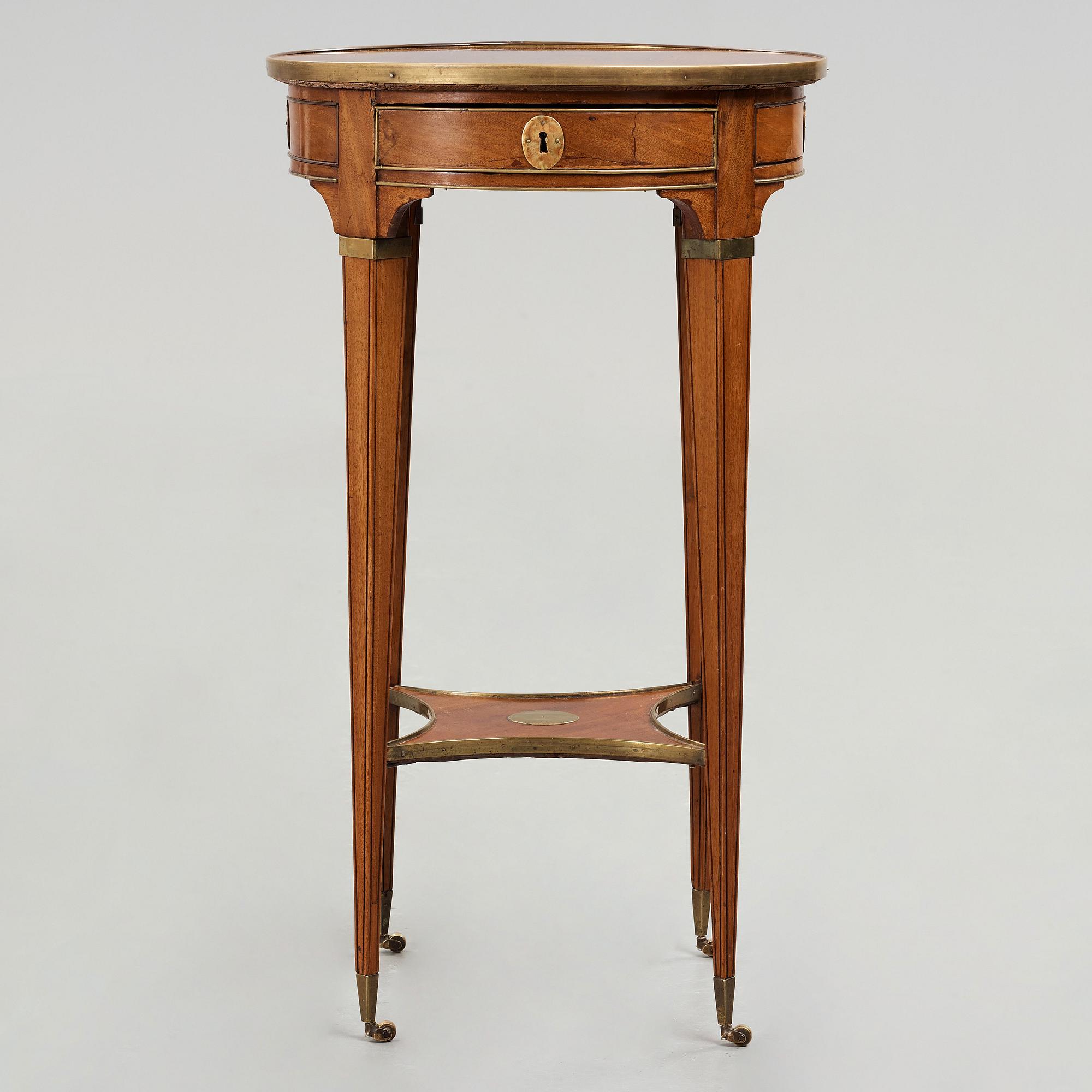 BORD, av Anders Lundelius 1783 (mästare i Stockholm 1778-1823), gustavianskt.