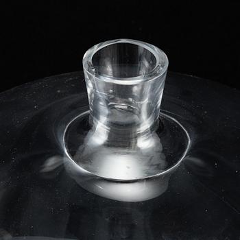 INGEBORG LUNDIN, vas, "Äpplet", Orrefors, signerad och daterad -87.