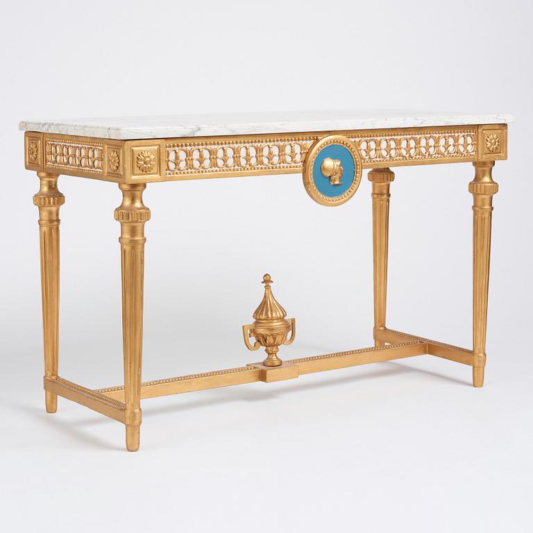 Konsolbord, Stockholmsarbete i Pehr Ljungs art (1743-1819), Sengustavianskt.