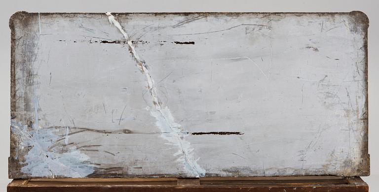 A Directoire late 18th century mahogany commode.