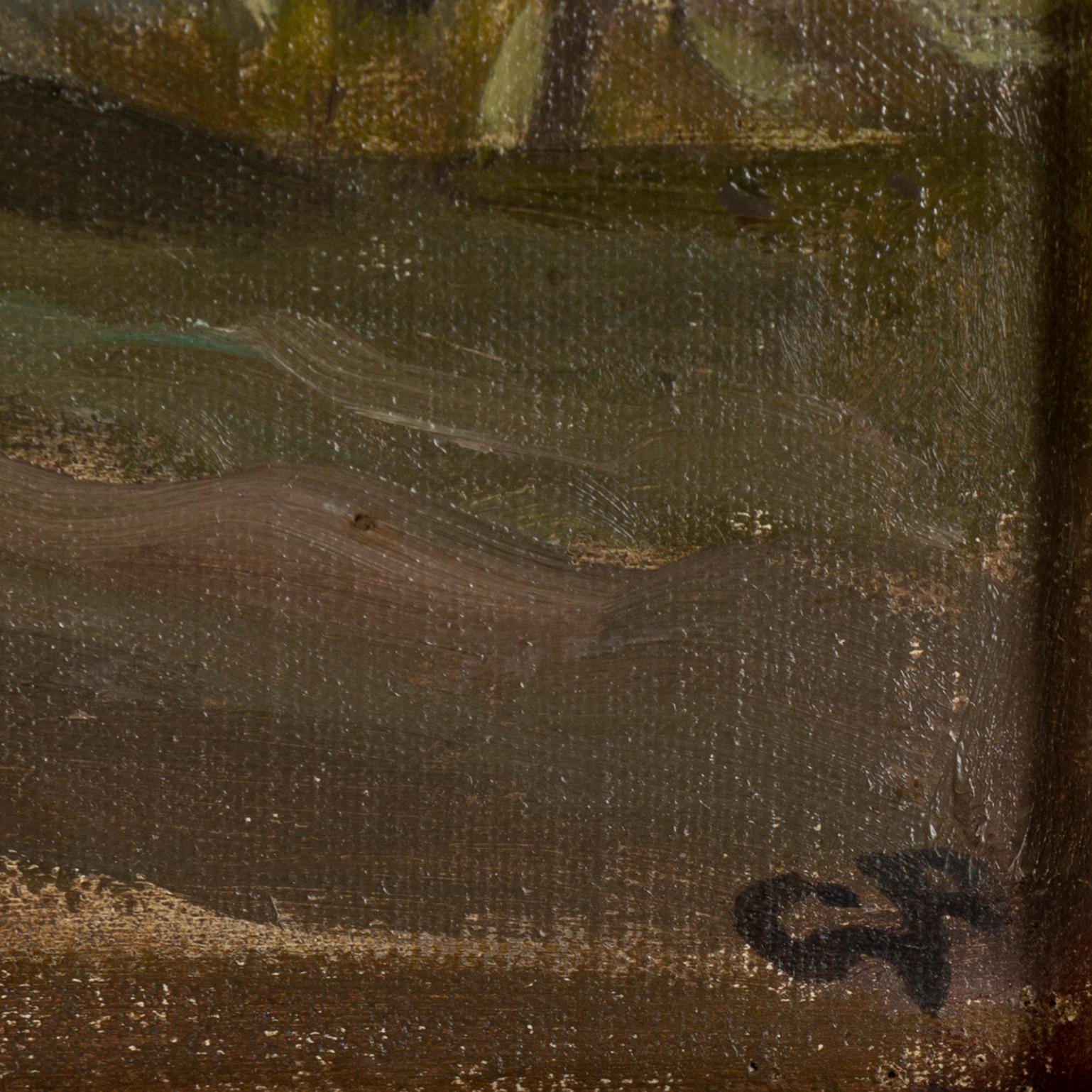 Georg Pauli, oil on canvas, signed. dated 1924 verso.