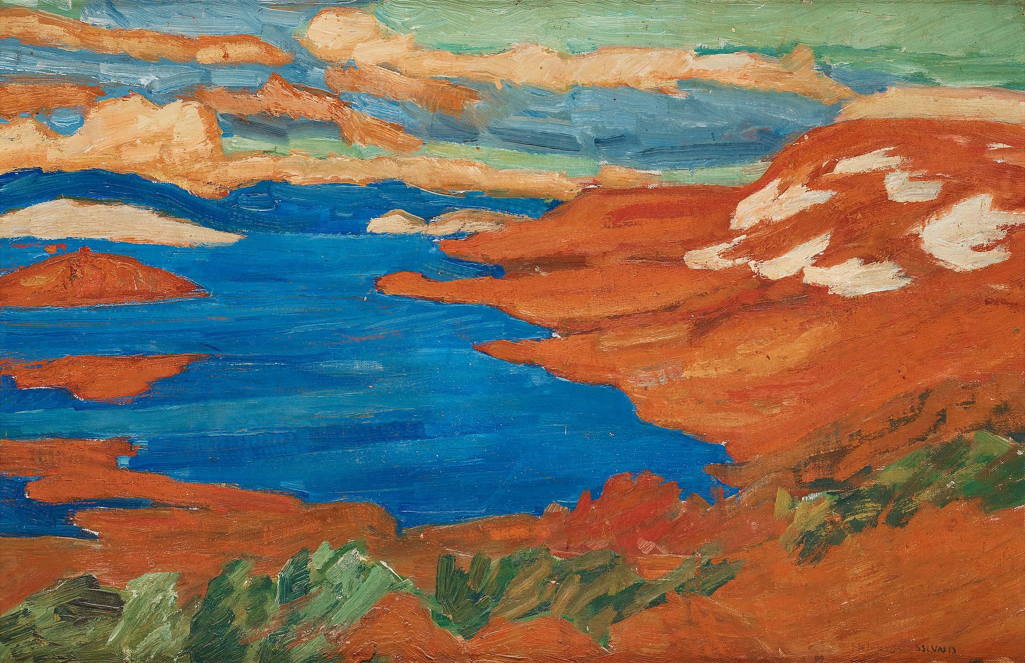 Helmer Osslund, "Vårafton Torne Träsk".