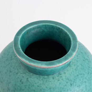 Wilhelm Kåge, a stoneware 'Argenta' vase, Gustavsberg.