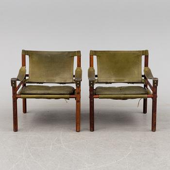 ARNE NORELL, a pair of 'Sirocco' rosewood easy chairs from Norell Möbel, 1960's/70's.