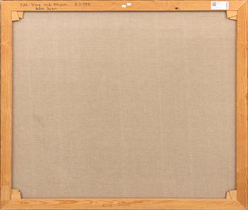 Eve Eriksson, oil on canvas, signed and dated -90.