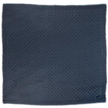 706. LOUIS VUITTON, a blue-gray silk, wool and polyester shawl.