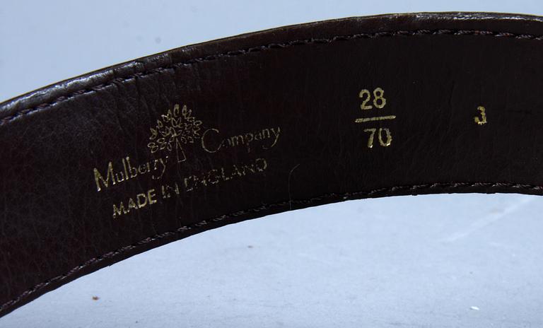SKÄRP, läder, Mulberry, England.