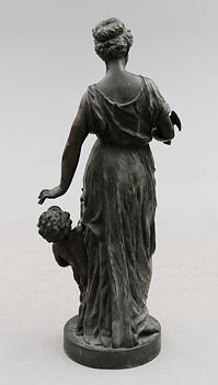 SKULPTUR, brons, "Stella", omkring år 1900.