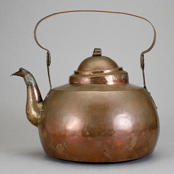KAFFEPANNA, koppar, 1800-talets början.