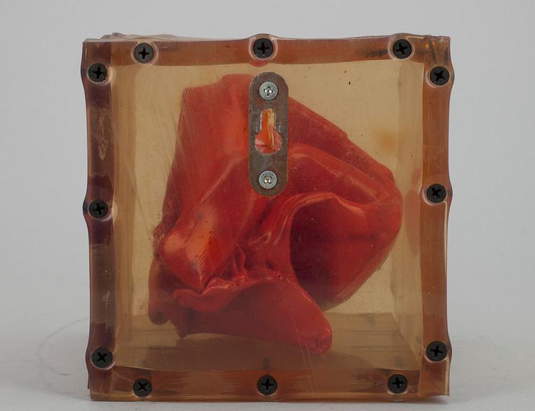 KARI CAVÉN, skulptur, blandteknik, sign. -96.