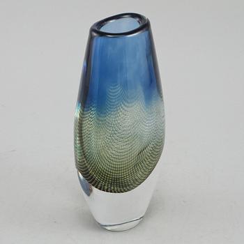 VAS, glas, "Kraka", Sven Plamqvist, Orrefors, 1900-talets andra hälft, signerad undertill.