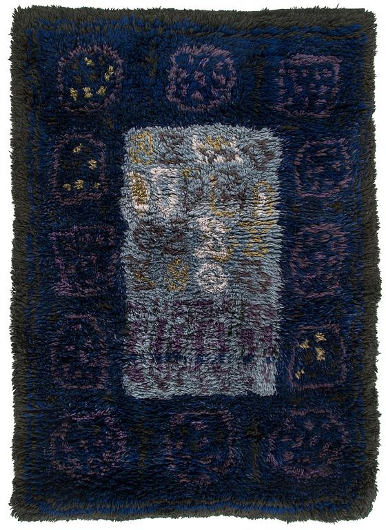 Eva Brummer, ryijy/ryijymatto, Suomen käsityön ystävät. Noin 165 x 115 cm.