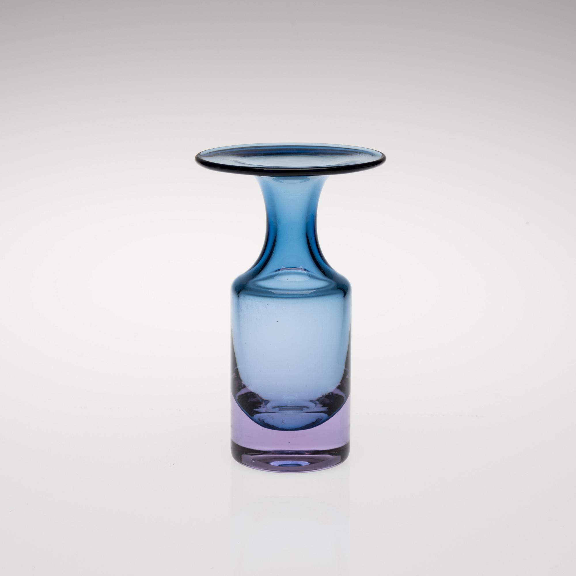 TAPIO WIRKKALA, VAS, glas, signerad Tapio Wirkkala 3539.
