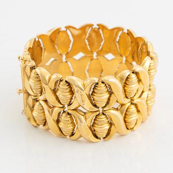 Bracelet, 18K gold, Italian mark.