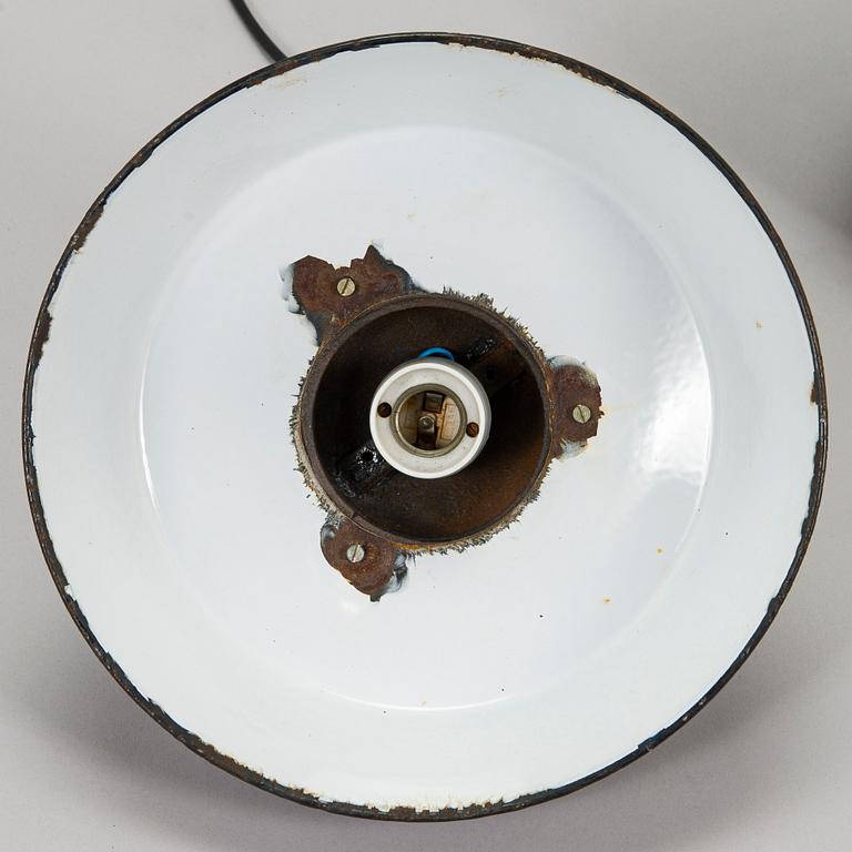 Paavo Tynell, a set of six 1930s ceiling lamps for Taito.