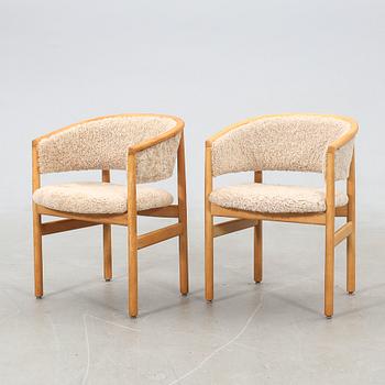 Armchairs, a pair from the late 20th century.