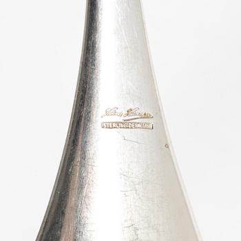 Three silver utensils, Denmark, 20th century.