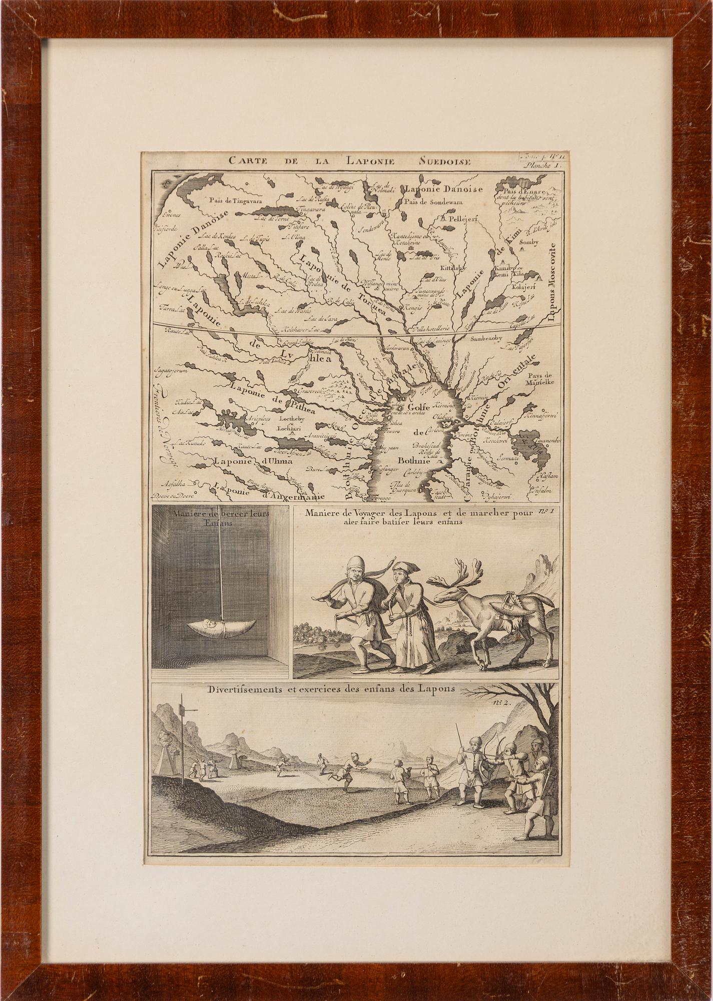 Henri Abraham Chatelain, "Carte de la Laponie Suedoise".