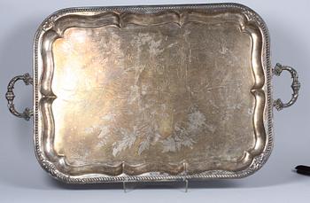 BRICKA, nysilver. 1900-tal. 