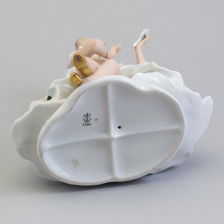 A porcelain figurine from Wallendorf, Germany.