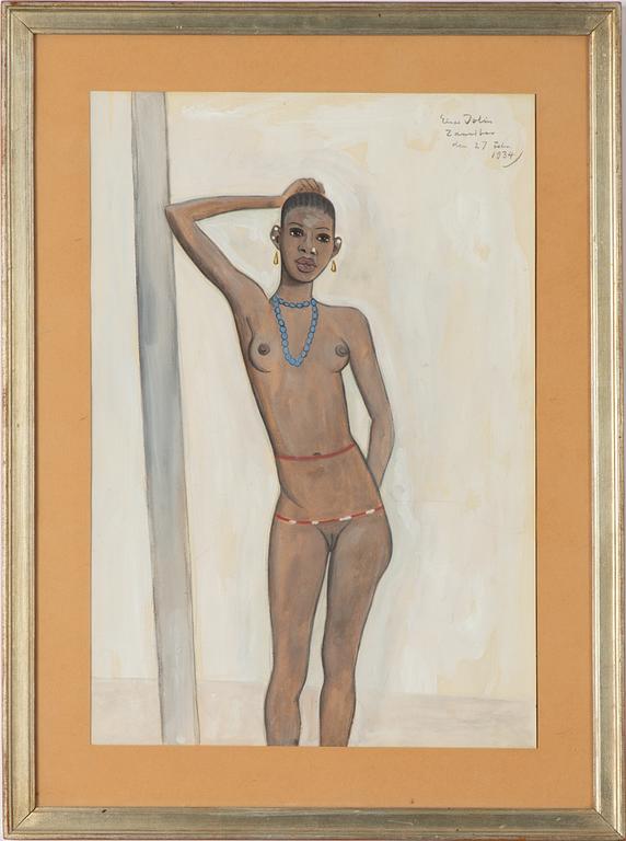 Einar Jolin, Ung kvinna Zanzibar.