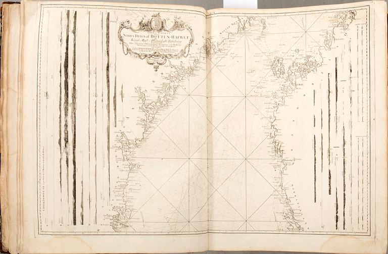 Gustaf af Klint, book, "Sweden's Maritime Atlas", 1797-1815.