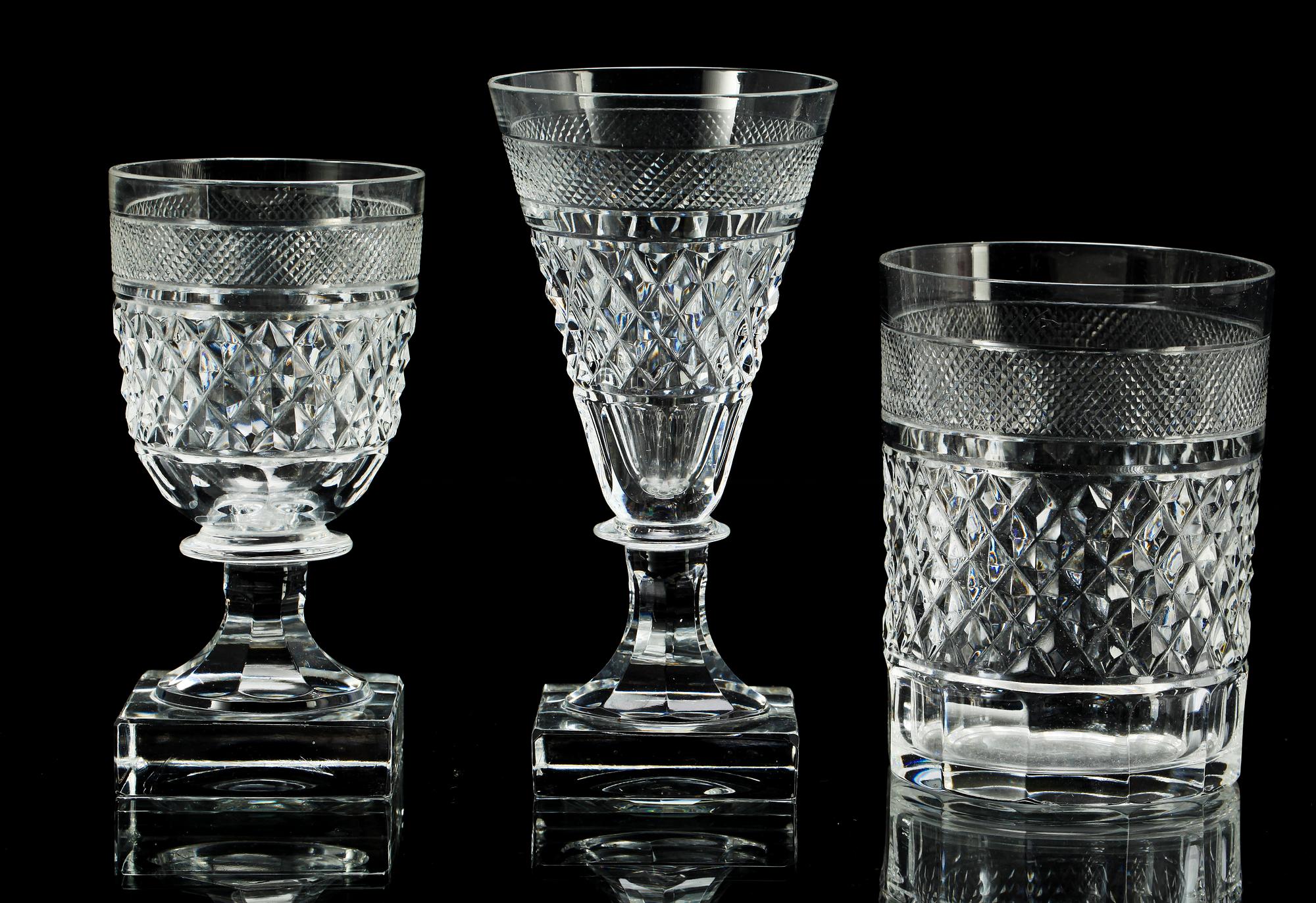 GLASSERVIS, 60 delar, "Kent", Kosta.