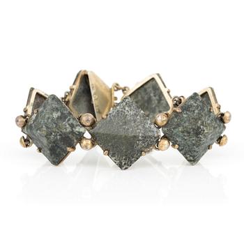 ARMBAND med kolmårdsmarmor.