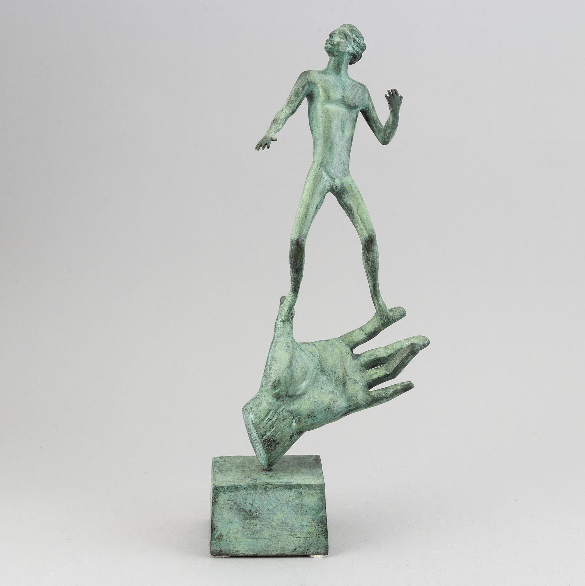 Carl Milles, after. Sculpture. Bronze. Height 49 cm.
