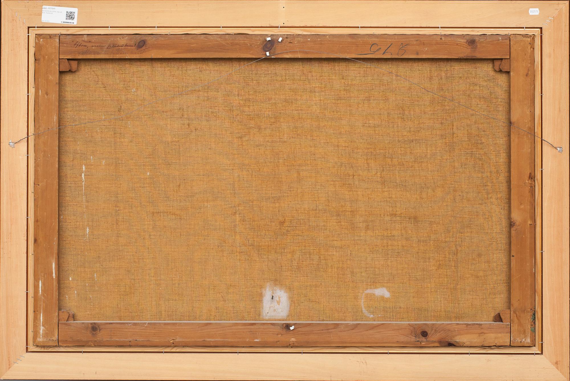 SEVERIN NILSON, olja på duk. Signerad.