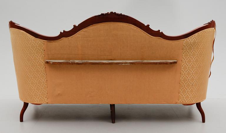 SOFFA, nyrokoko, sent 1800-tal.