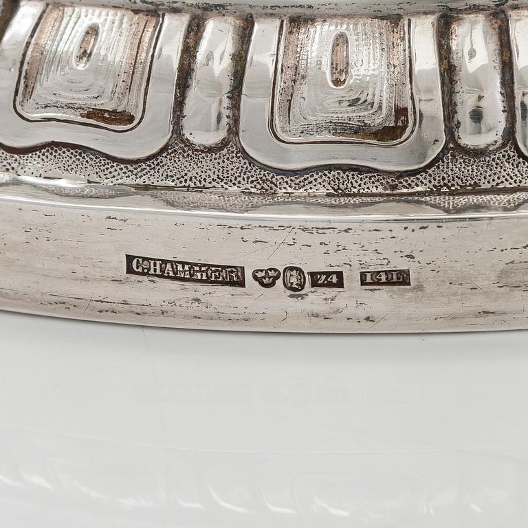 Christian Hammer, kandelabrar, ett par, silver, Stockholm 1854-1863.