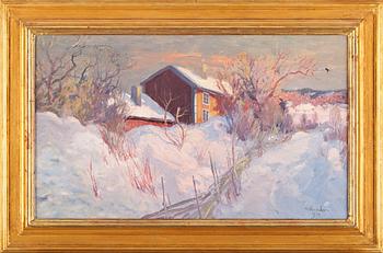 CARL BRANDT, olja på duk, signerad o daterad 1914.