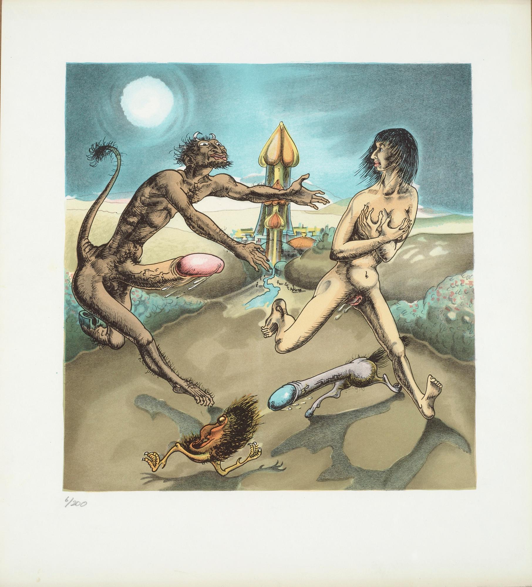 ULF RAHMBERG, färglitografier, 3 st, en sign och numr 6/200.