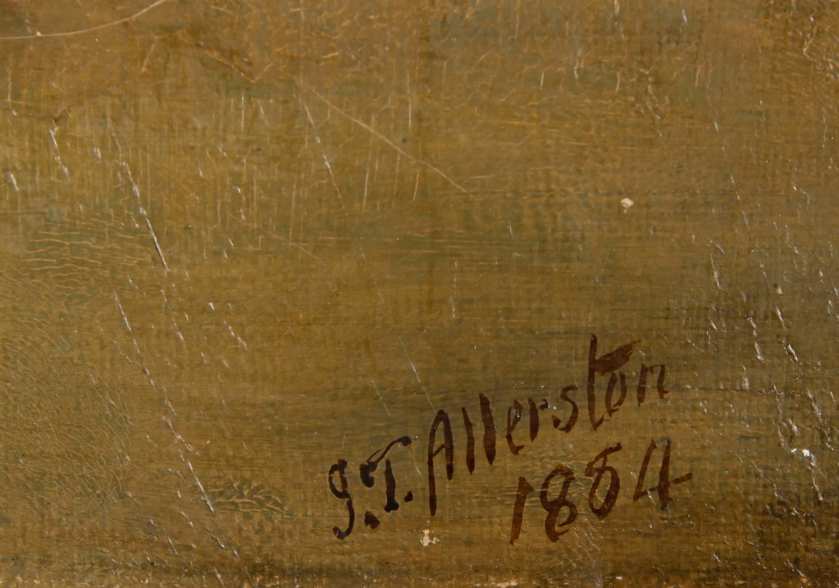 JOHN TAYLOR ALLERSTON, olja på duk, sign och dat 1884.