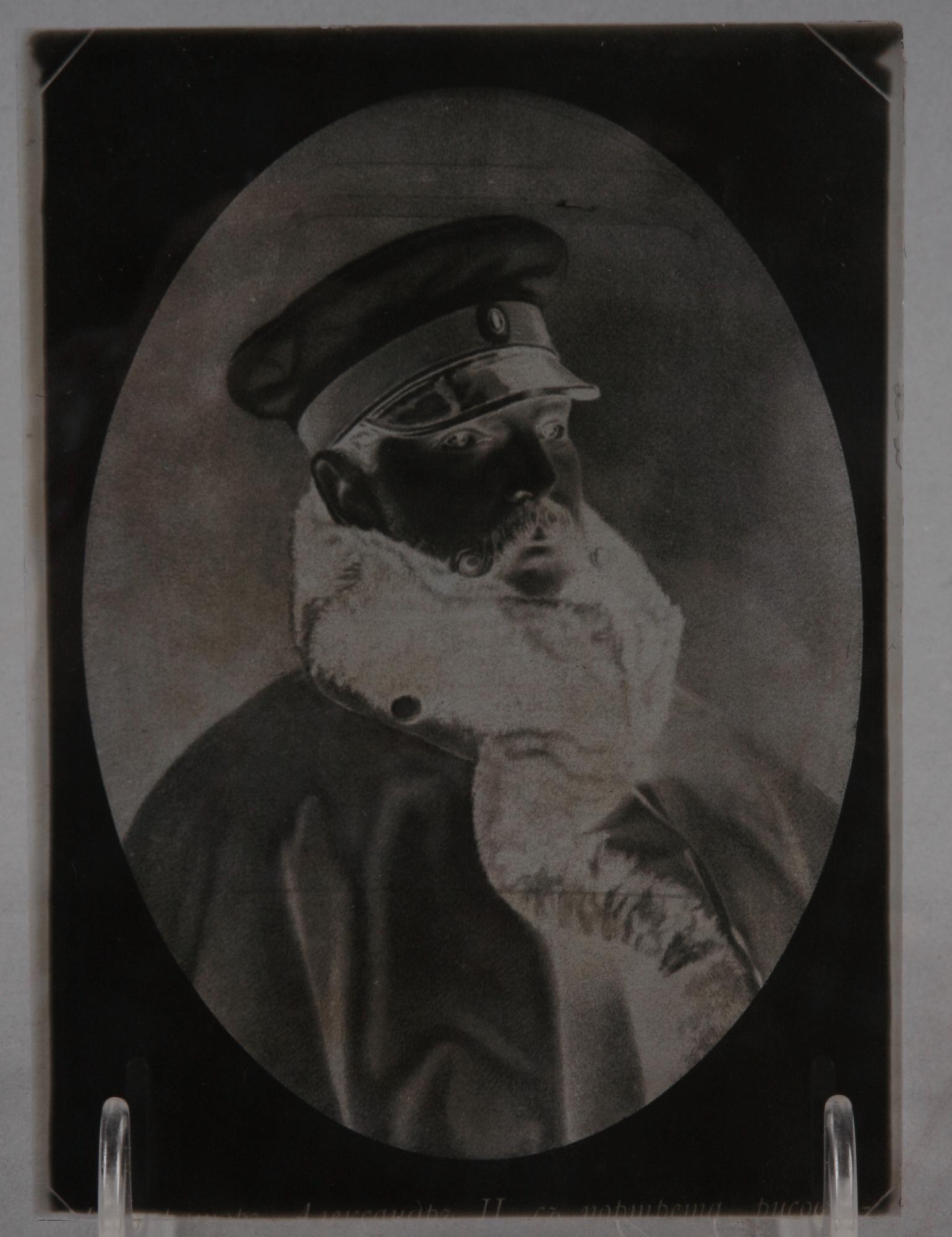 PARTI FOTONEGATIV PÅ GLASPLÅTAR, 7 st, bla Wladimir Woyeikow, ryska motiv, troligen 1920-tal.