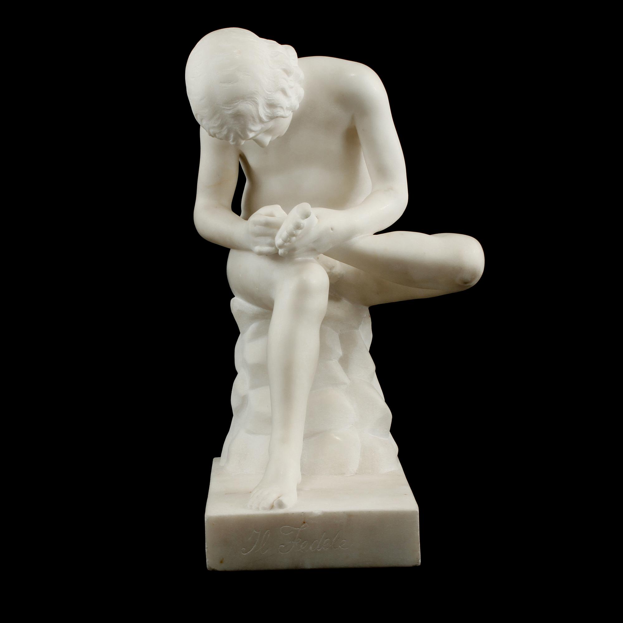 SKULPTUR, marmor, 1900-talets första hälft.