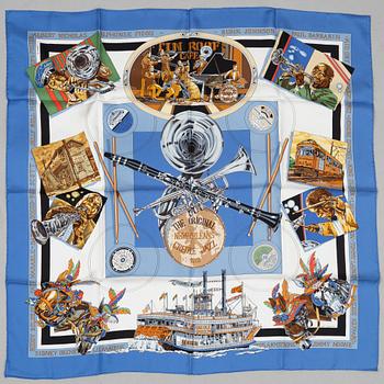 Hermès, scarf, "New Orleans Creole Jazz".