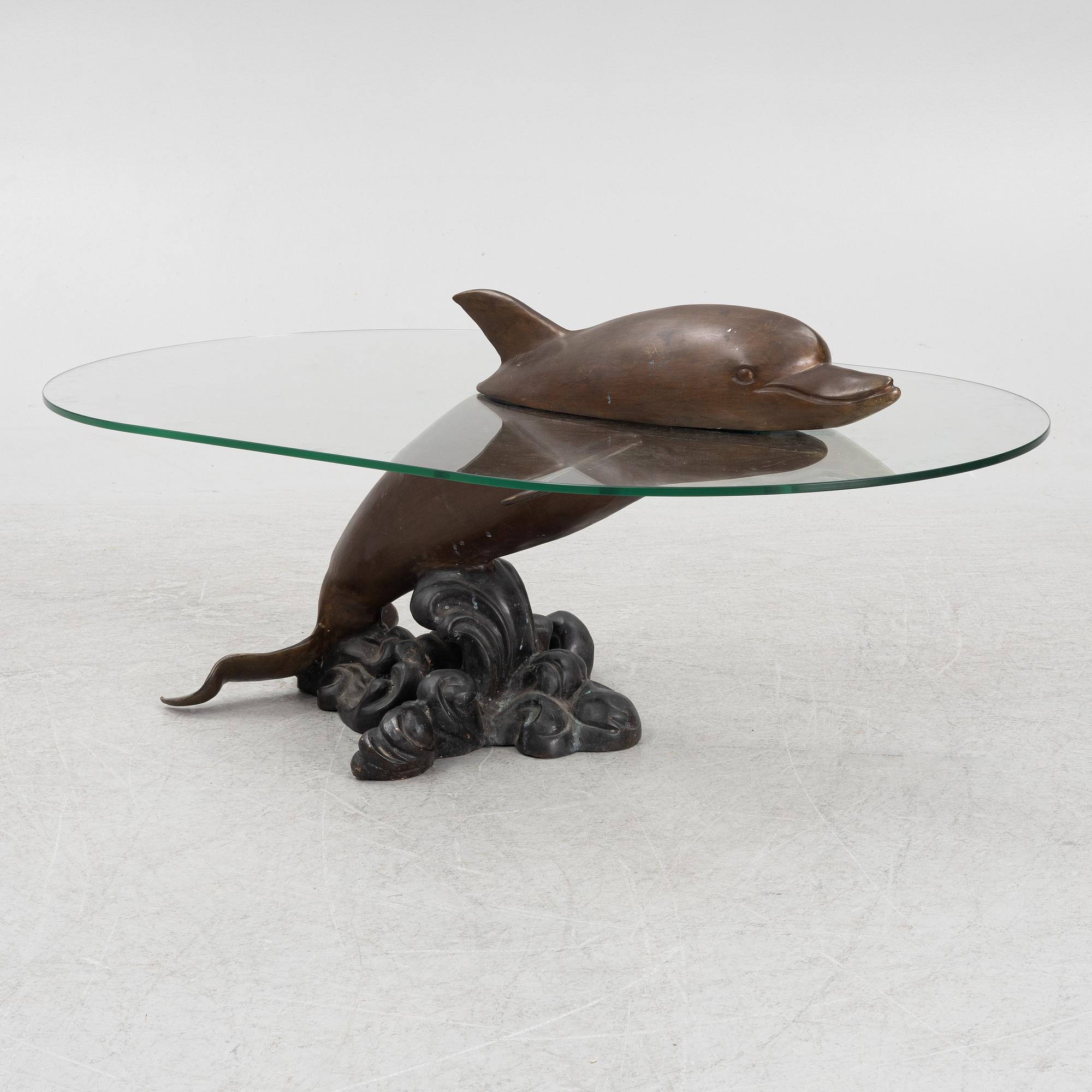 Coffee table, late 20th century, signed P.N.