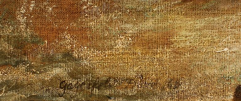 WILHELM VON GEGERFELT, olja på duk, sign och dat -68.