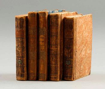 BÖCKER, 5 st, bla "Napoleons memoarer", Stockholm 1824-1826.