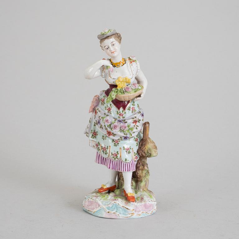 FIGURIN, porslin, Berlin, omkring sekelskiftet 1900.
