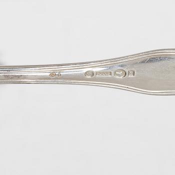 A 139 piece 'Hansa' silver cutlery service, mostly C.G. Hallberg, Mid 20th Century.