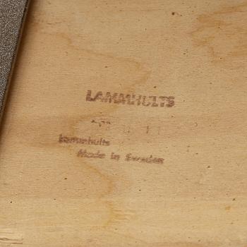 FÅTÖLJER, ett par, Börge Lindau samt Bo Lindekrantz, Lammhults, 1980-tal.